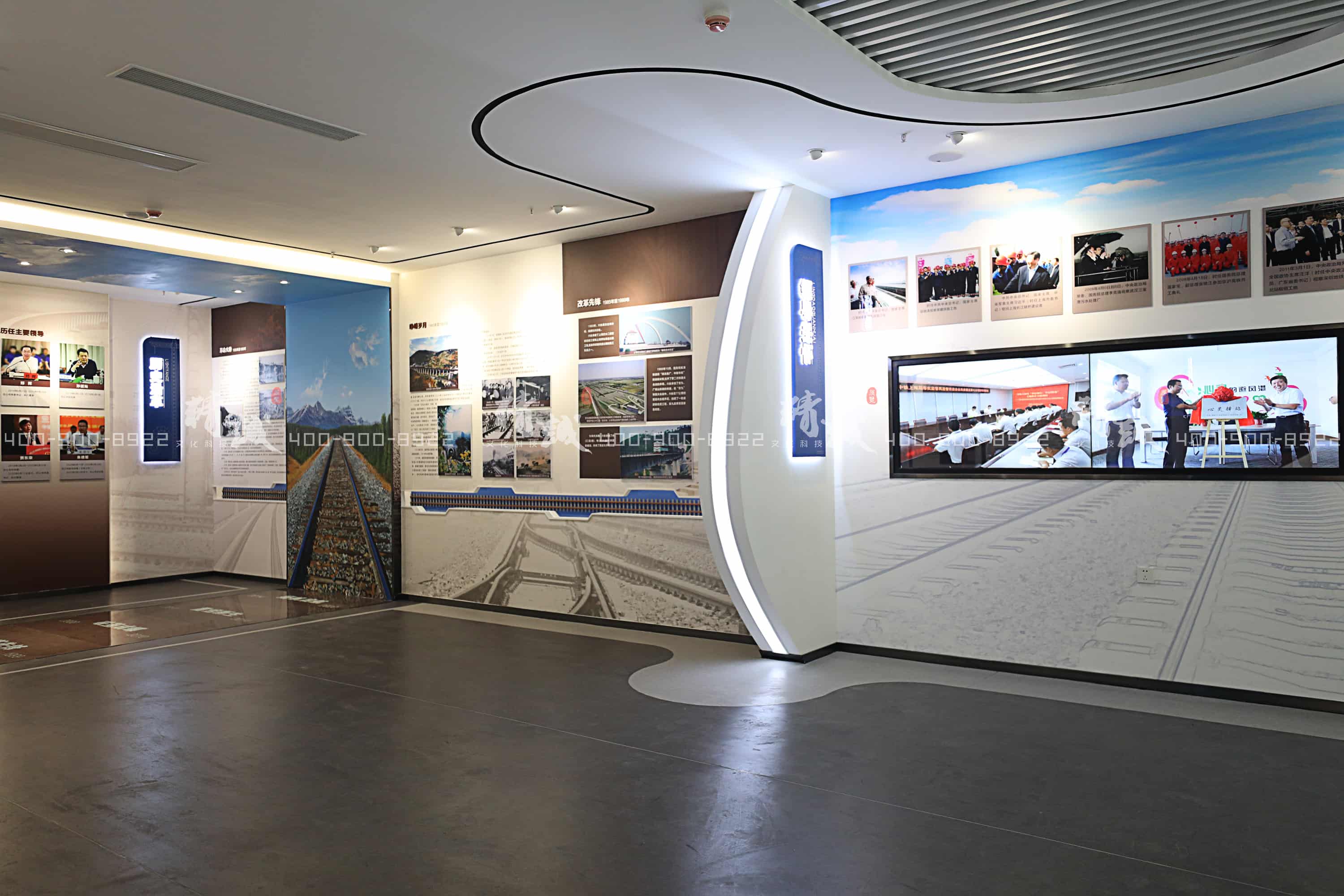 中鐵上海局七公司企業(yè)展廳 中鐵上海局七公司企業(yè)展廳