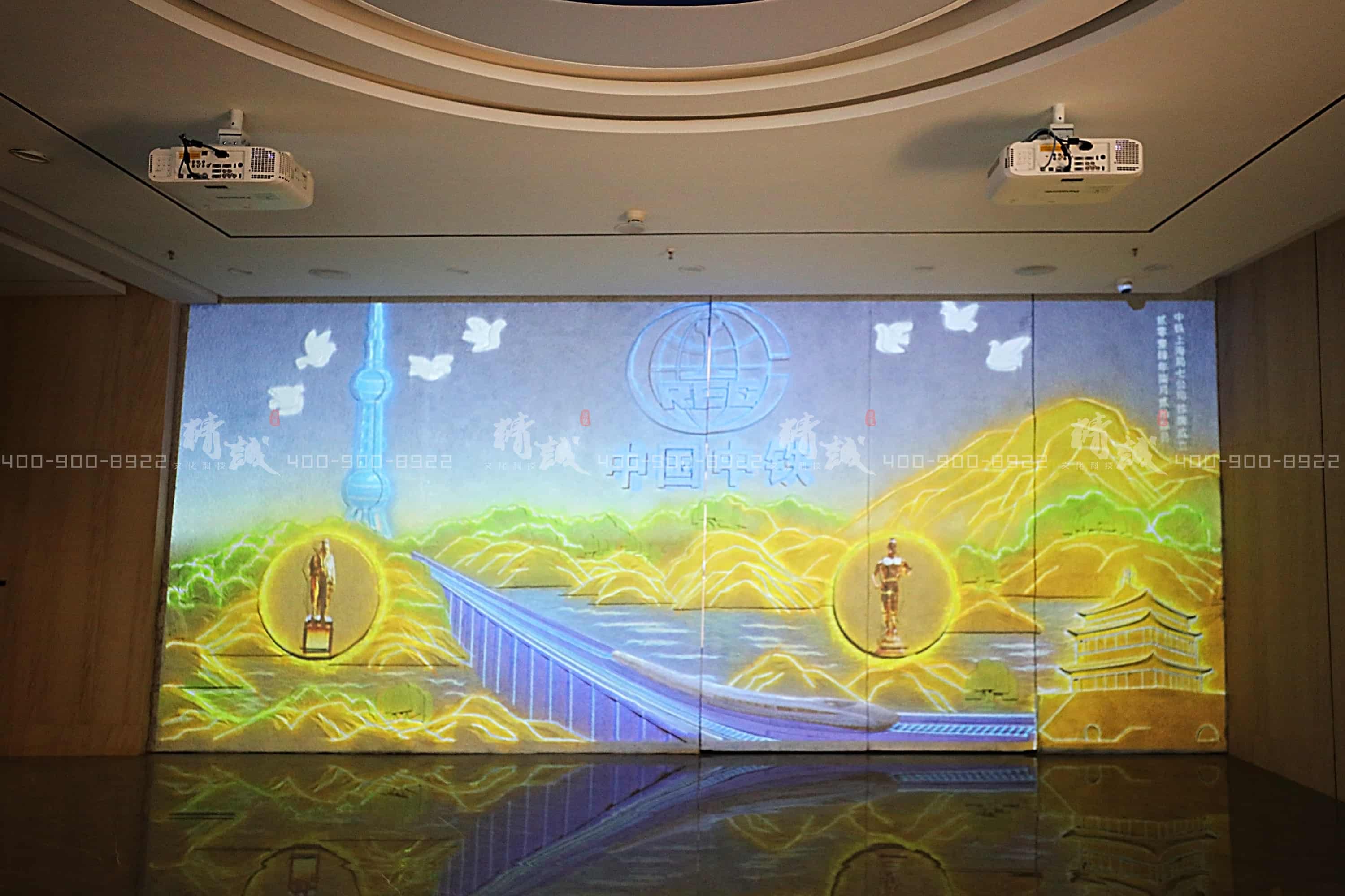 中鐵上海局七公司企業(yè)展廳 中鐵上海局七公司企業(yè)展廳