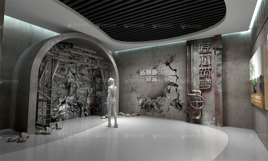 水系工程展廳設(shè)計-引漢濟渭實驗基地展廳 水系工程展廳設(shè)計-引漢濟渭實驗基地展廳