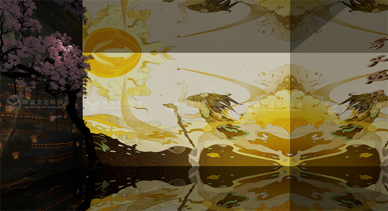 神話(huà)展廳設(shè)計(jì)-潼關(guān)古城中國(guó)神話(huà)展廳