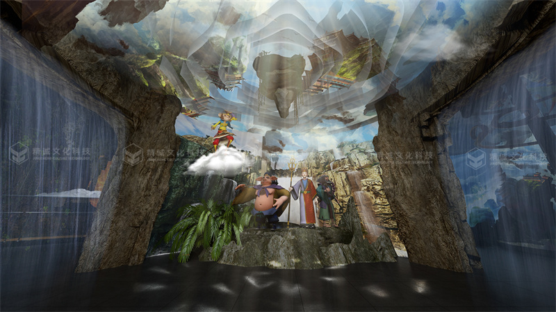 神話(huà)展廳設(shè)計(jì)-潼關(guān)古城中國(guó)神話(huà)展廳